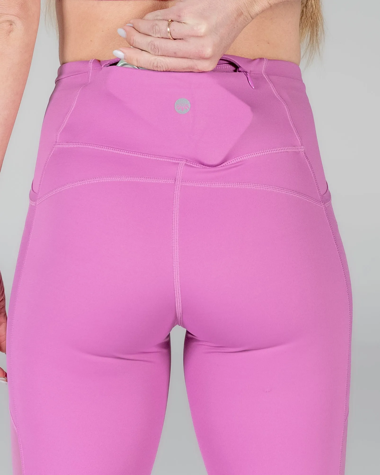 Lux Ultra Mesh 7/8 Leggings - Fuchsia