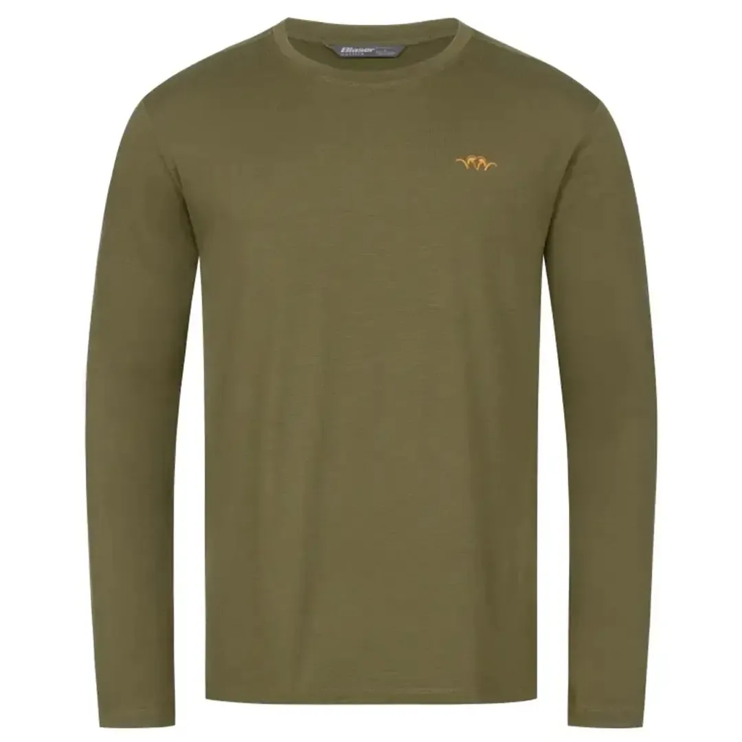 Merino Base 160 L/S Shirt - Dark Olive by Blaser