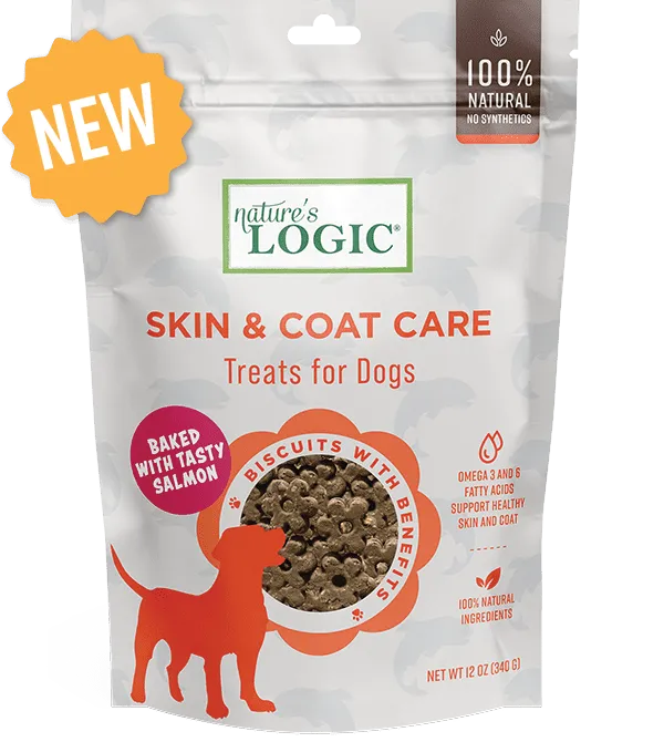 Nature's Logic Skin & Coat Care Treats for Dogs