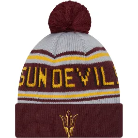 NCAA Arizona State Sun Devils New Era Pom Wordmark Knit Hat