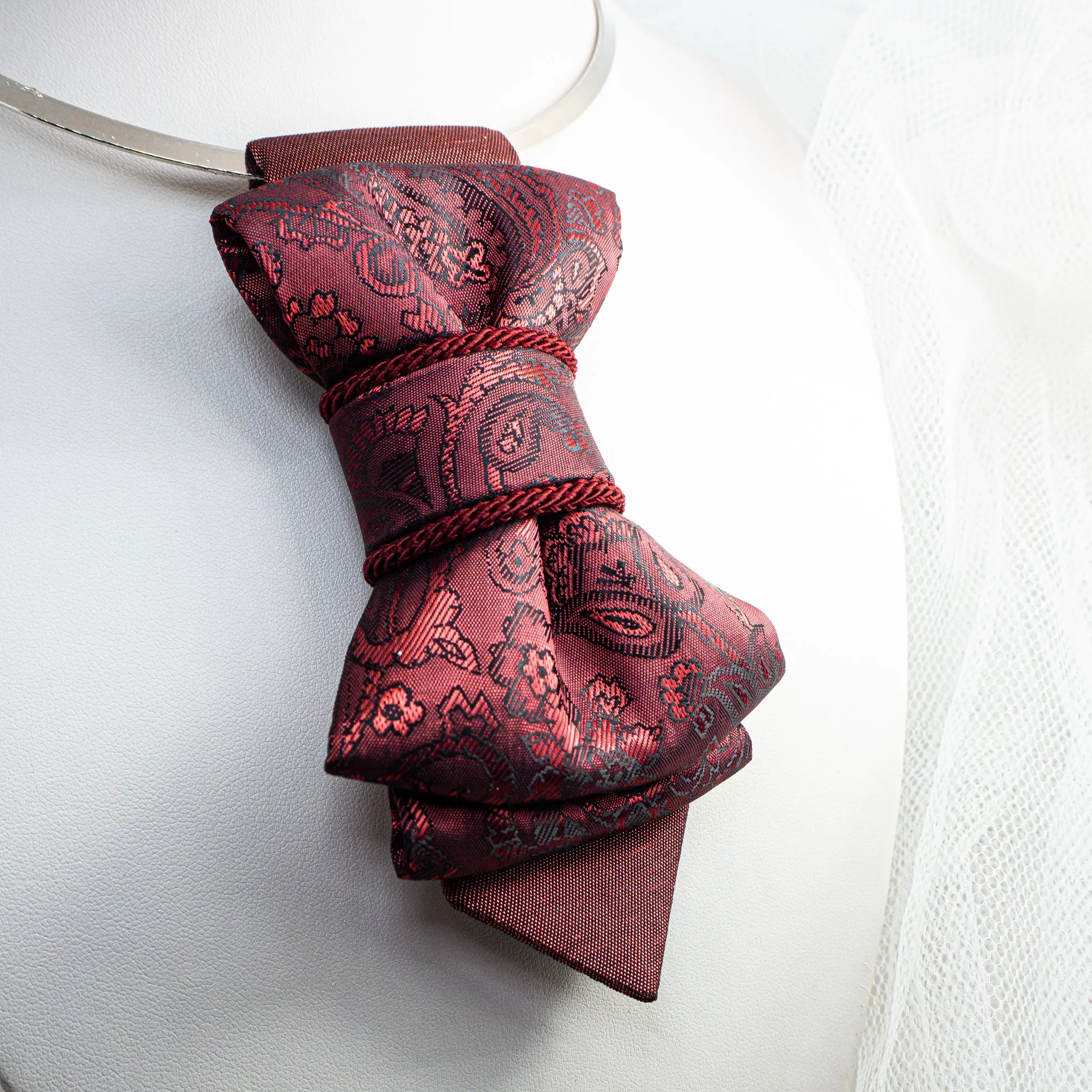 NECKTIE "ROSE WINE "FOR LADIES