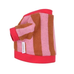 NEW MIMINKO PINK STRIPED CARDIGAN FOR PETS