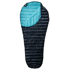 NewDoar Urltra-Light 800FP White Goose Down Camping Sleeping Bag - Black Blue