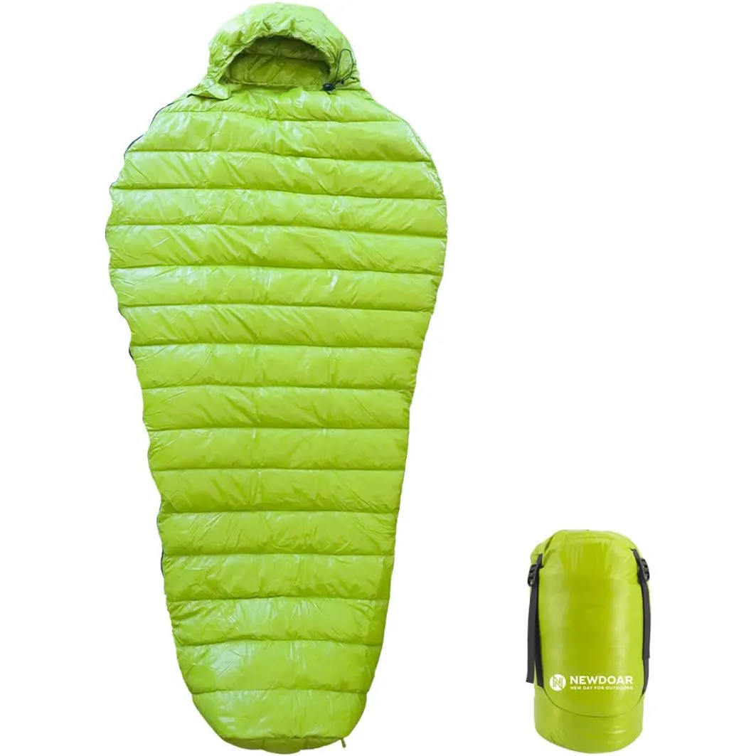 NewDoar Urltra-Light 800FP White Goose Down Camping Sleeping Bag