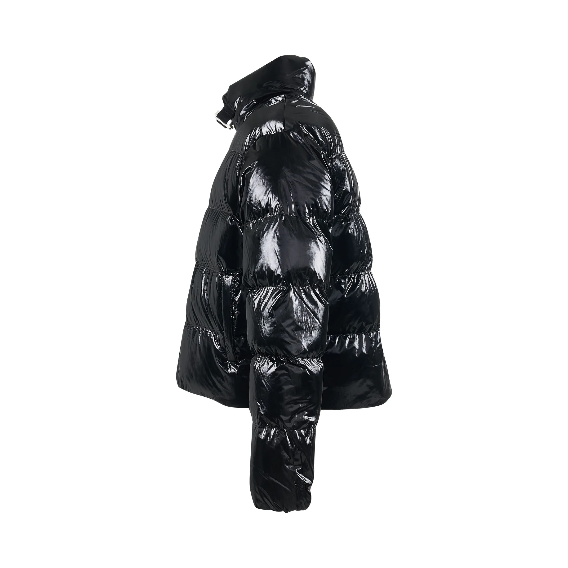 Nightrider Puffer Jacket in Black