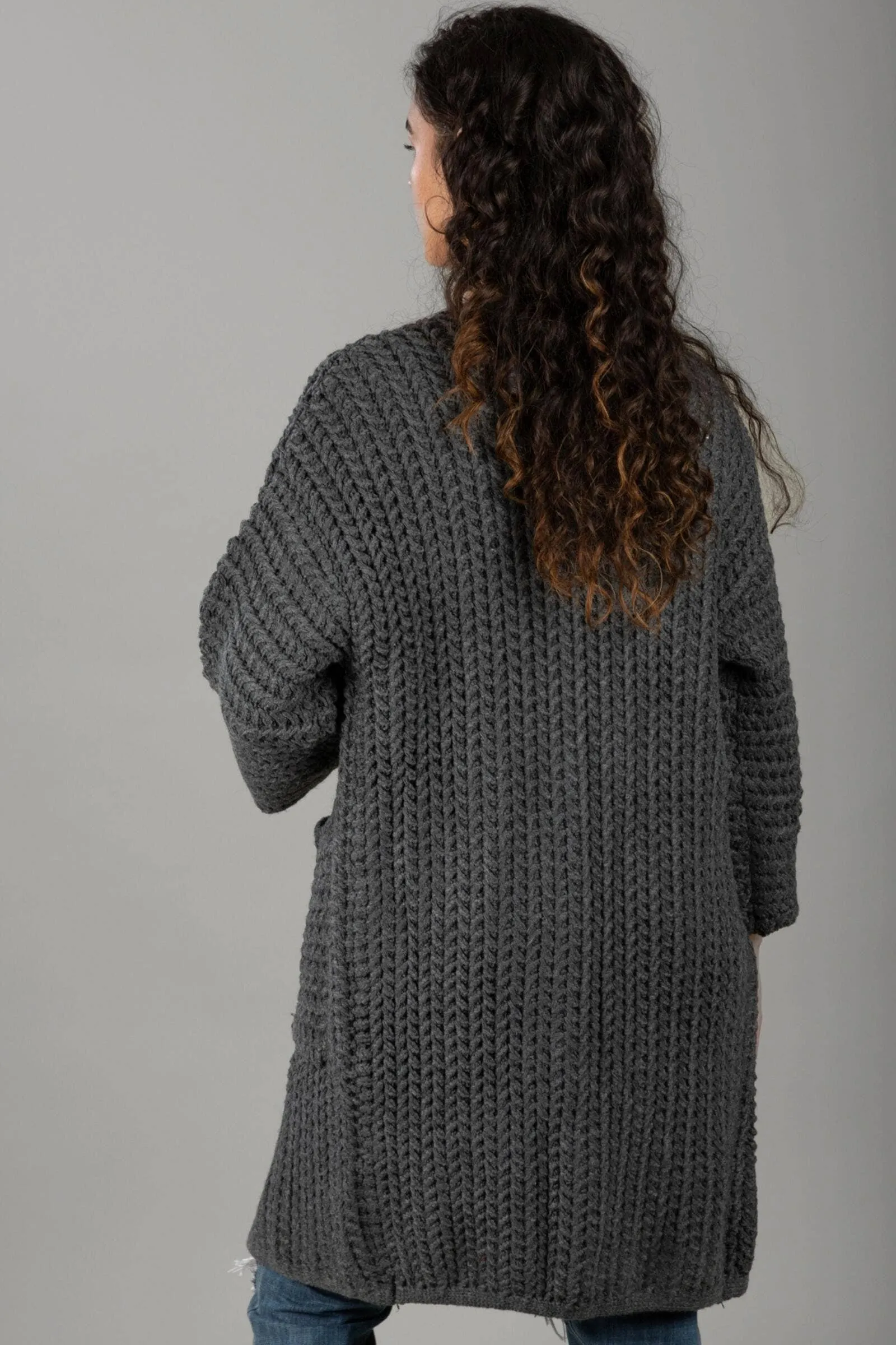 Nuli Cable Knit Kimono