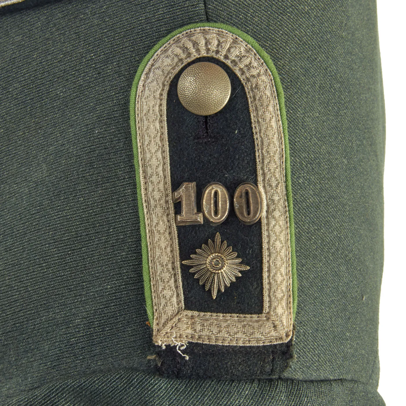 Original German WWII 100th Mountain Trooper Regiment Named Feldwebel's Early M-36 Tunic - Gebirgsjäger