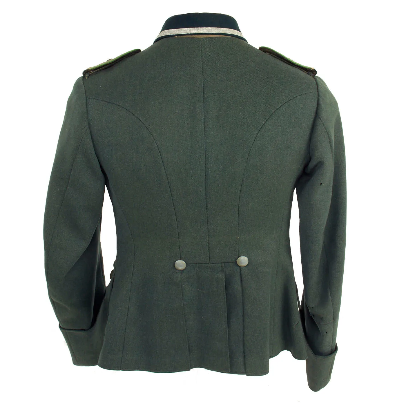 Original German WWII 100th Mountain Trooper Regiment Named Feldwebel's Early M-36 Tunic - Gebirgsjäger