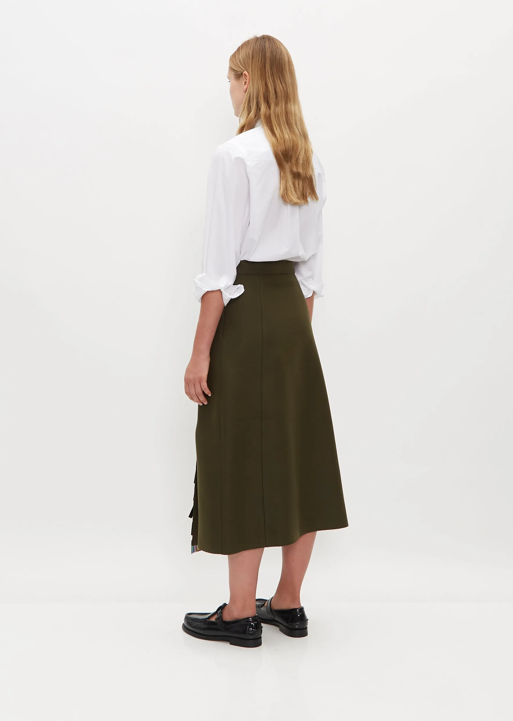 Paillette Paneled Skirt