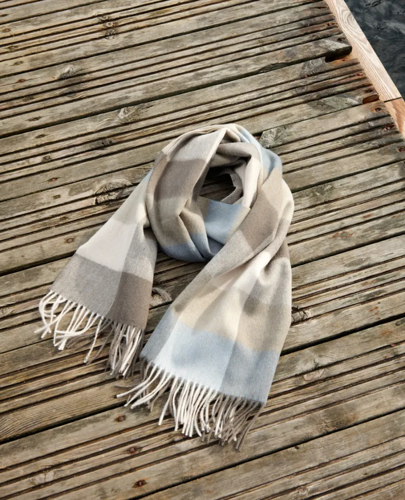 Part Two Kitha Smokey Olive Wool Scarf