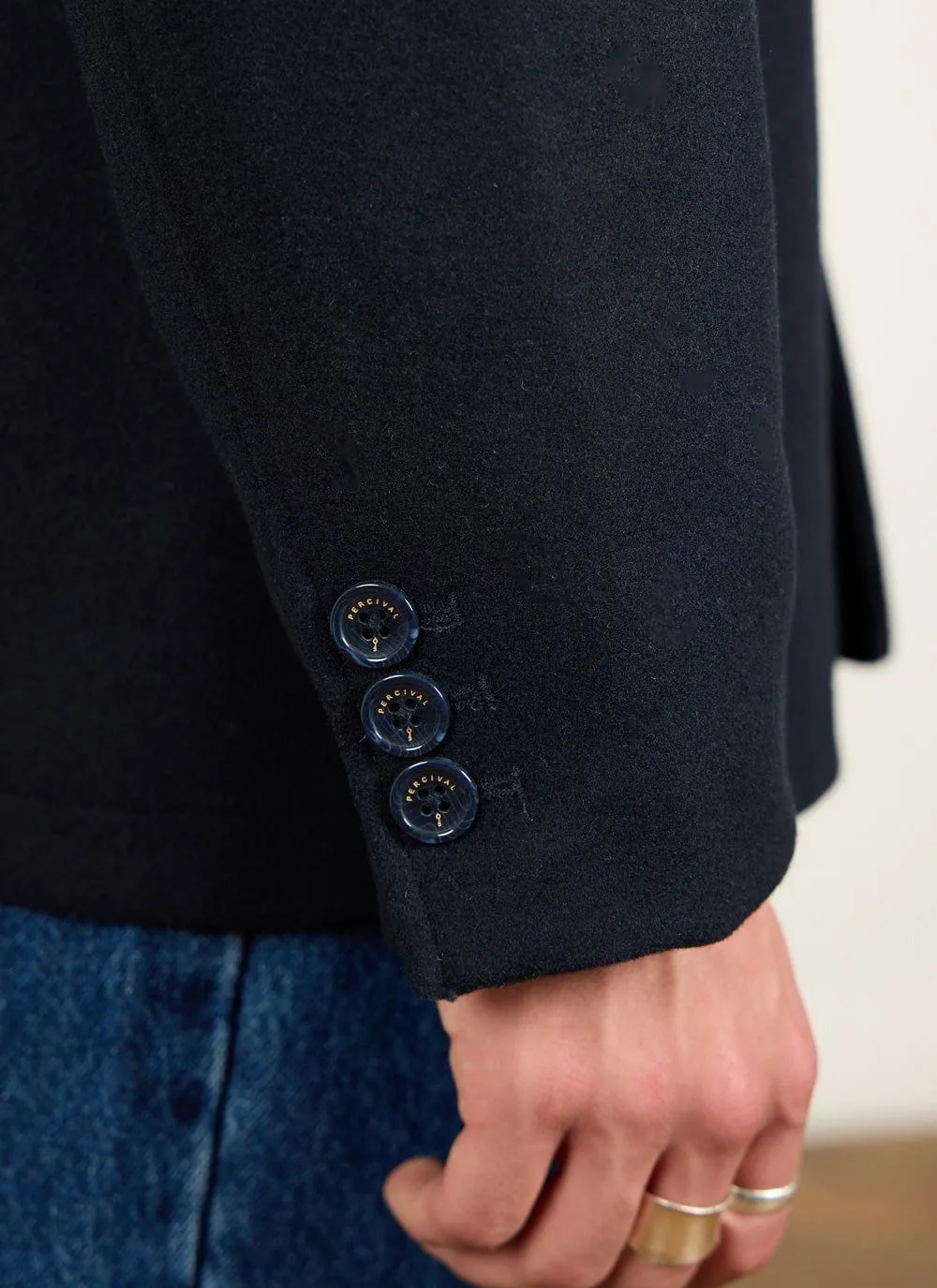 Pea Coat | Melton Wool | Navy