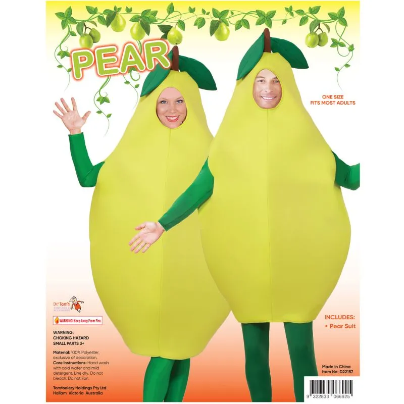 Pear Novelty Adult Costume