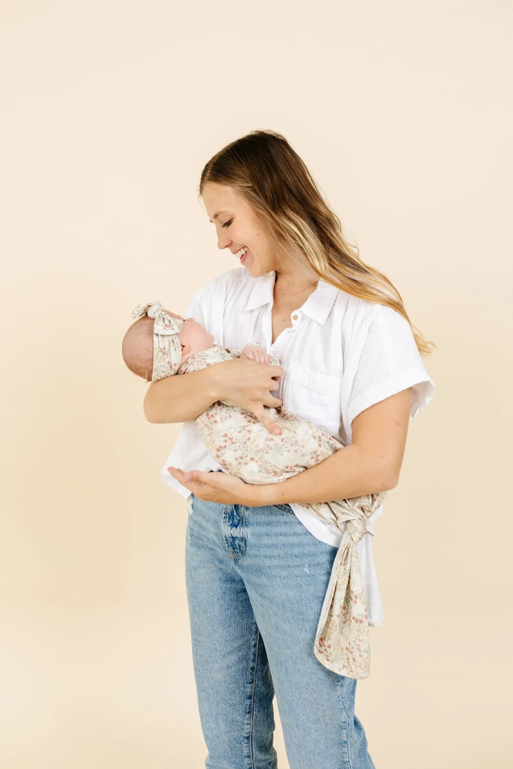 Pearl Newborn Headband Bundle (Gown)