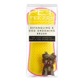 Pet Teezer Detangling Brush - Pink & Yellow - Large