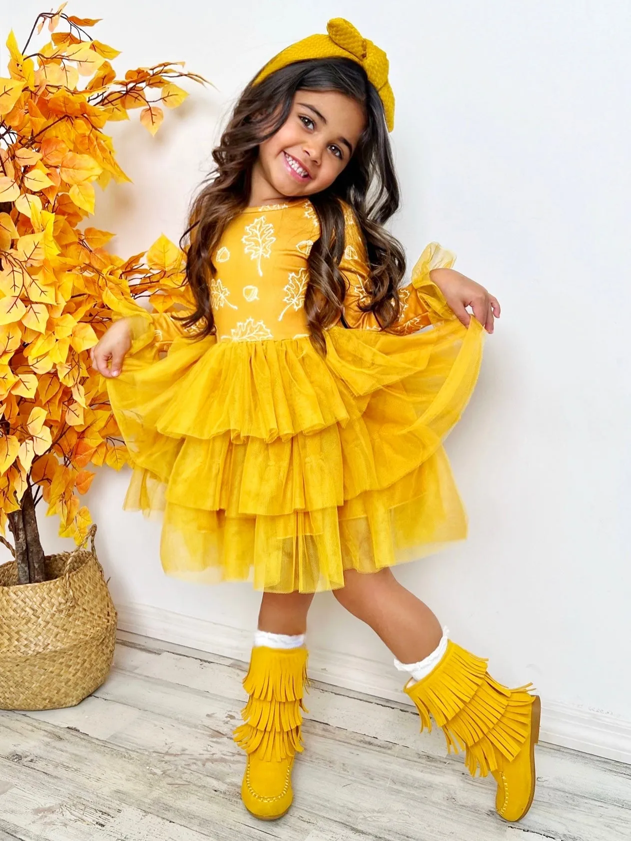 Picture Perfect Falling Leaves Tutu Dress