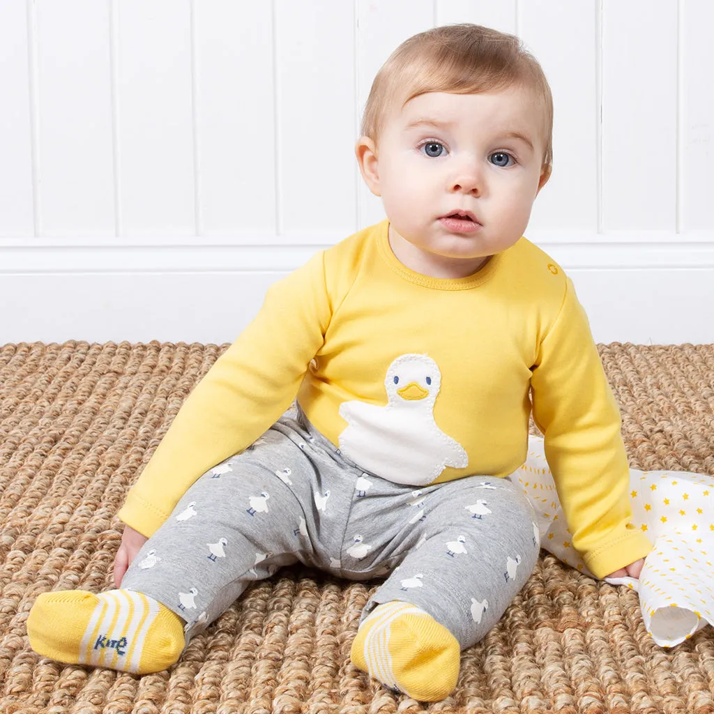 Polka duck leggings