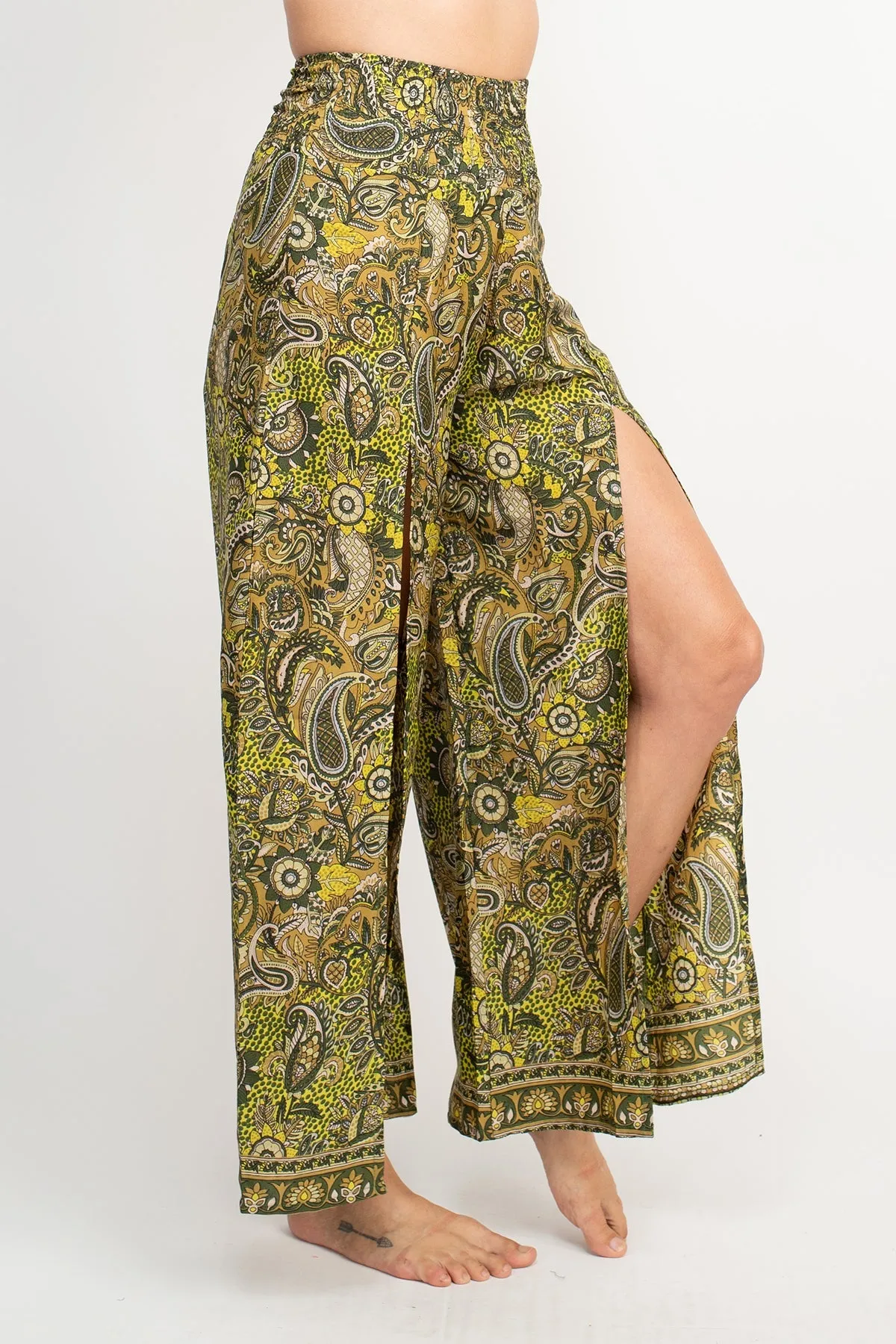 PolySilk Faux Wrap Pants