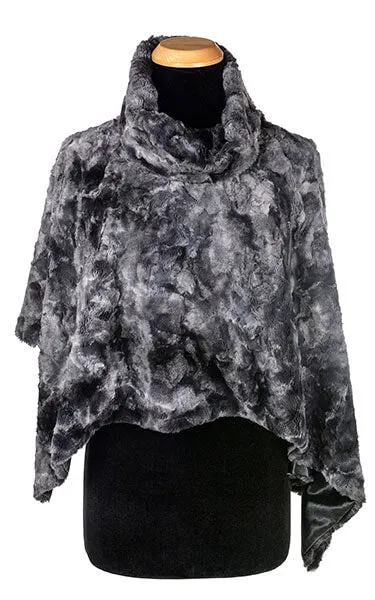 Poncho - Luxury Faux Fur in Highland Skye (SOLD OUT)