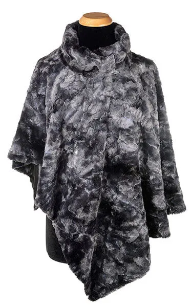 Poncho - Luxury Faux Fur in Highland Skye (SOLD OUT)