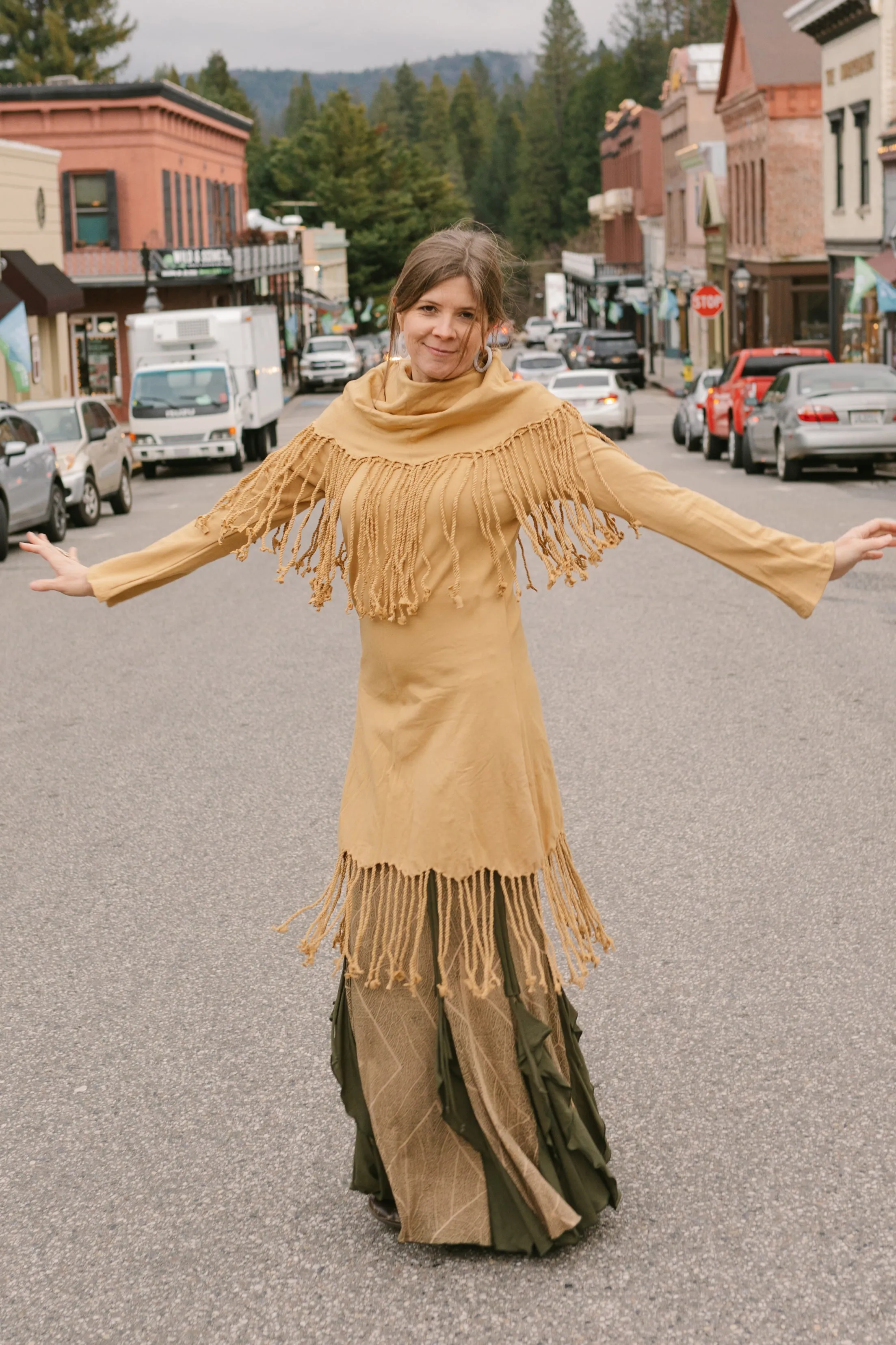 PR Fringe Tunic - Golden