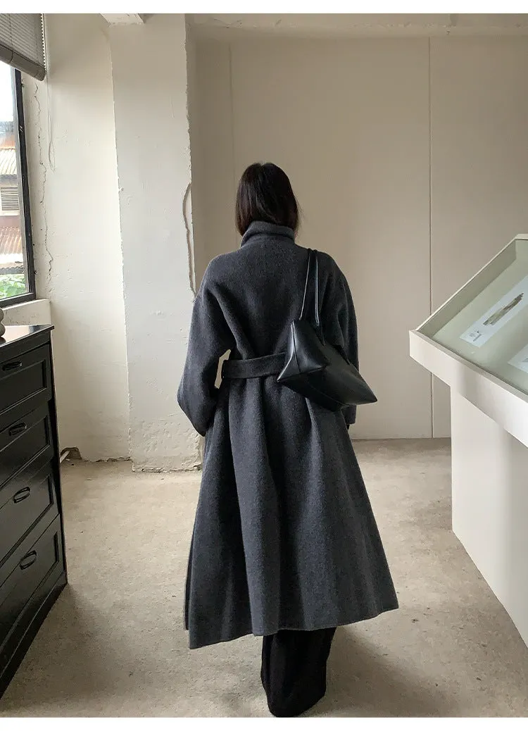 [Premium] Wool and Camel Hair Coat