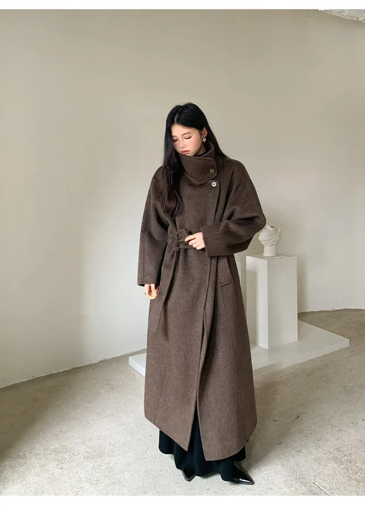 [Premium] Wool and Camel Hair Coat