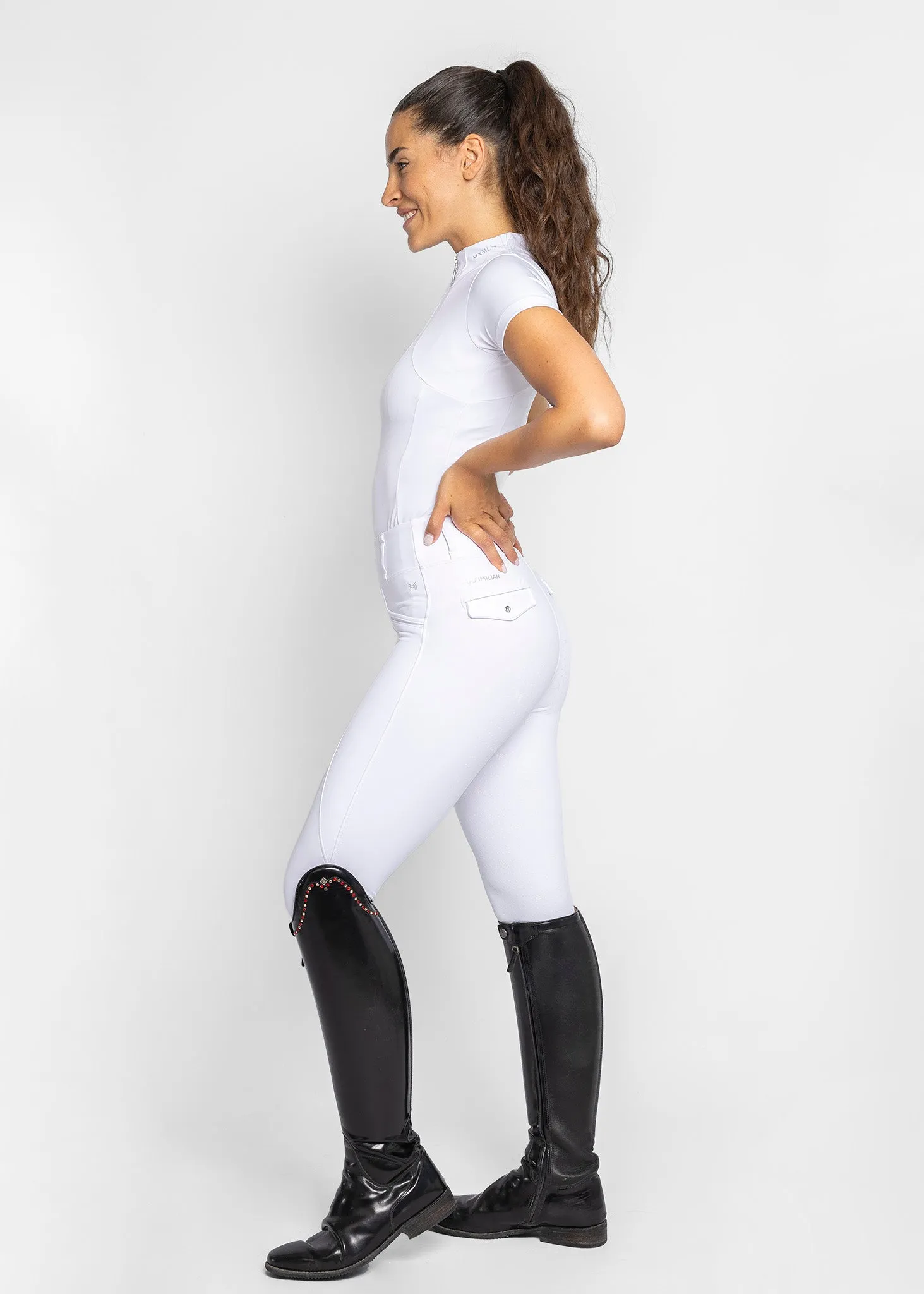 Pro Riding Leggings (White)