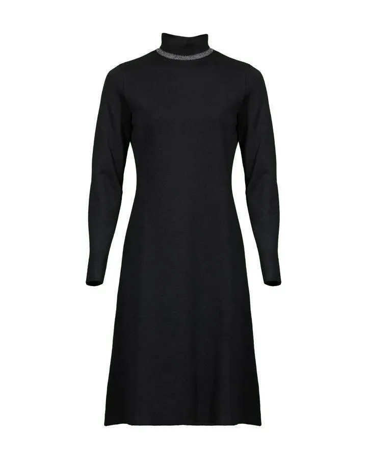 Purotatto Mock Neck Knit Dress