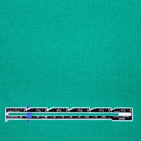 recycled cotton rib knit - teal