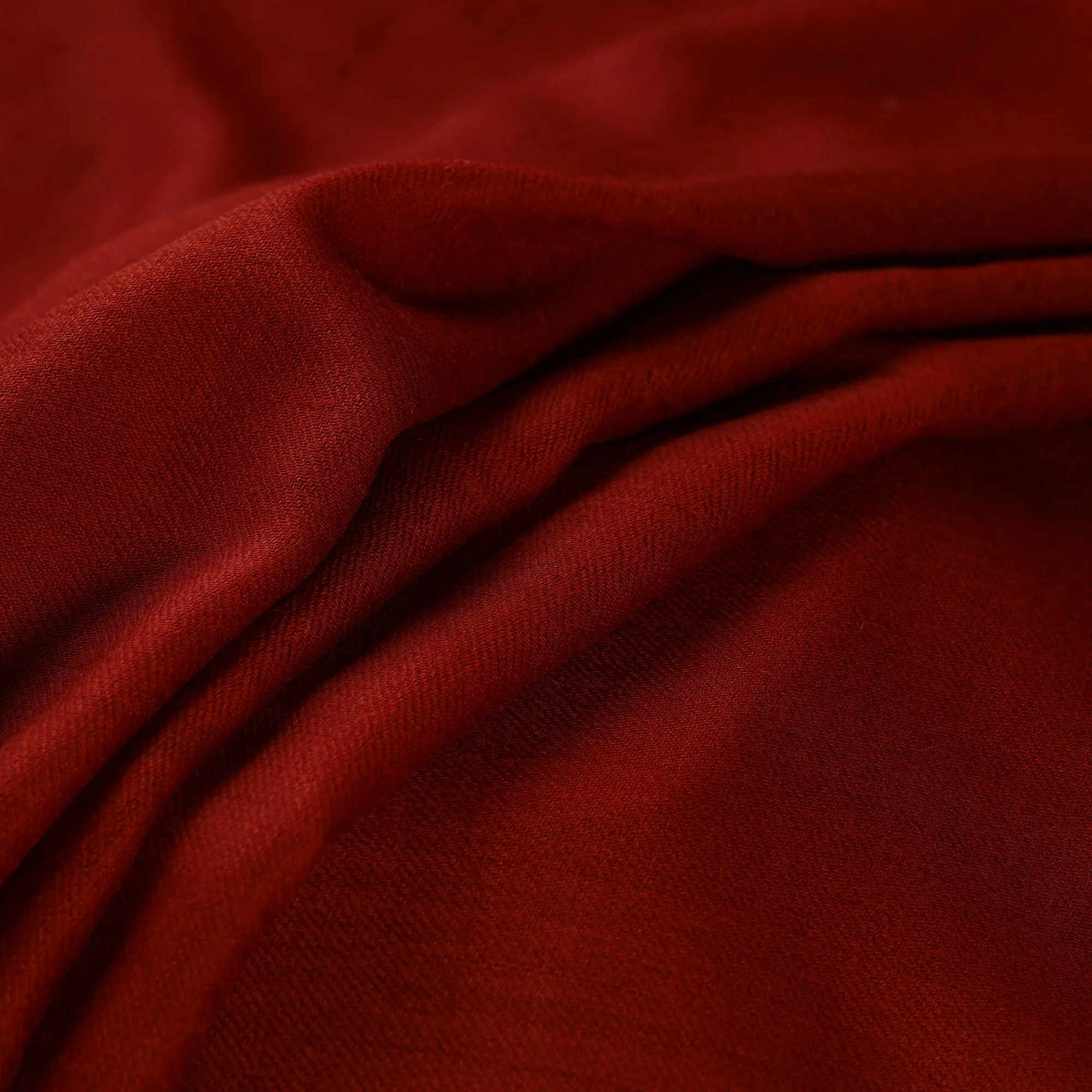 Red - Plain Merino Wool Fabric 09