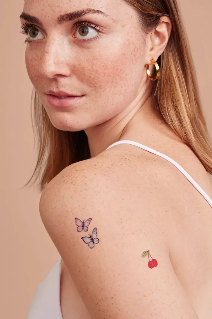 Retro Littles Temporary Tattoo Pack