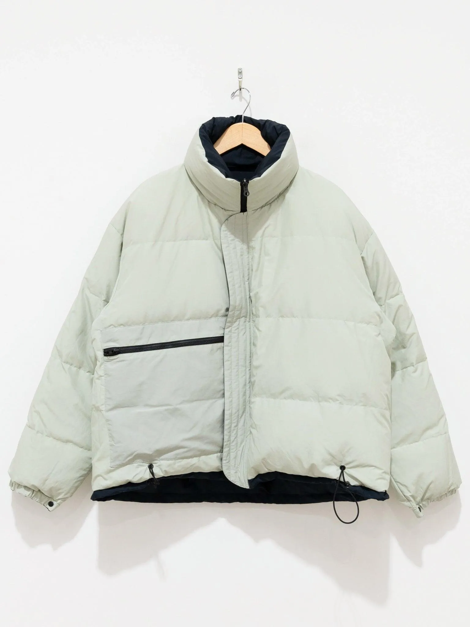 Reversible Mont Blanc Puffer Down Jacket - Navy/Mint