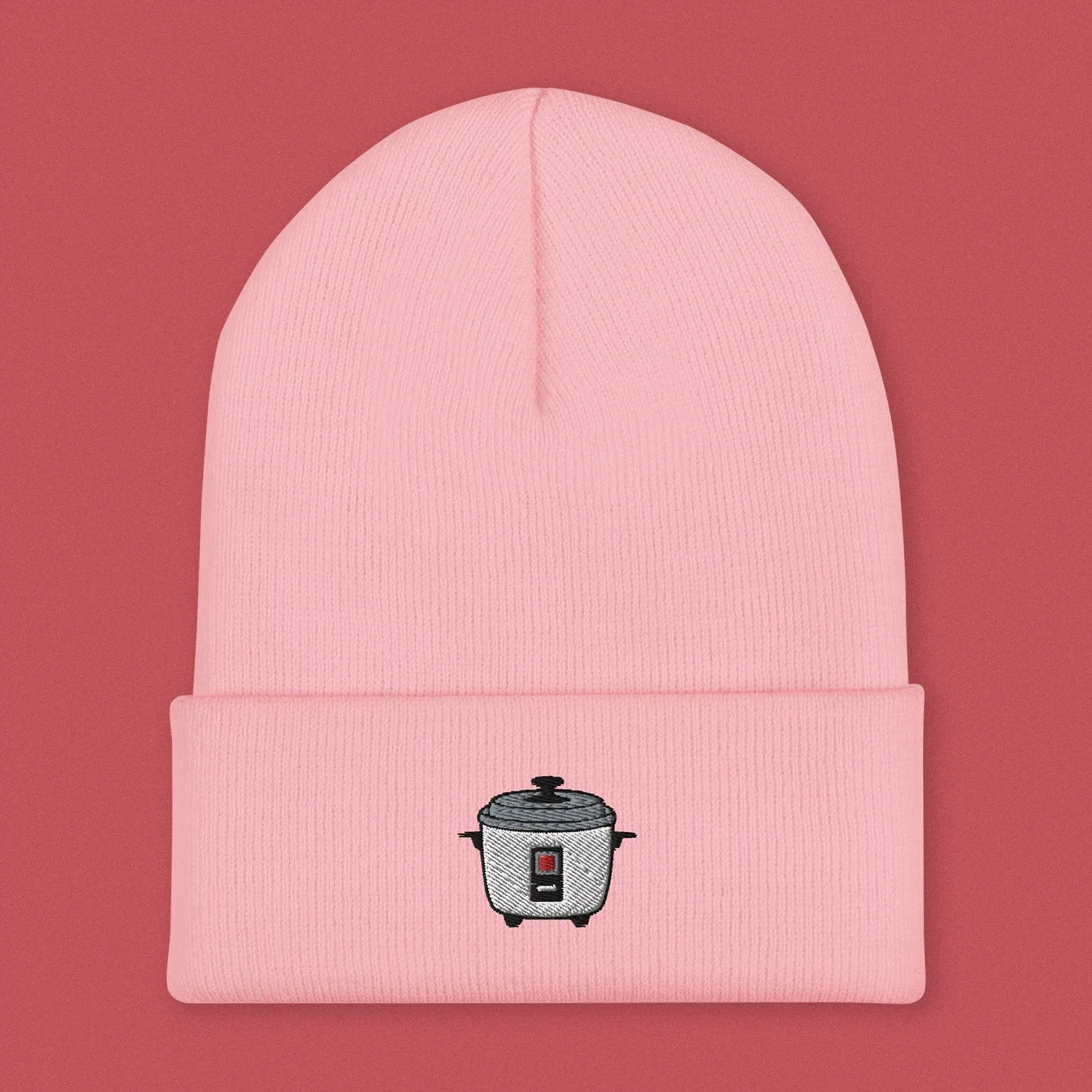 Rice Cooker Embroidered Beanie