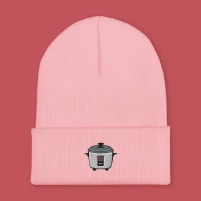 Rice Cooker Embroidered Beanie