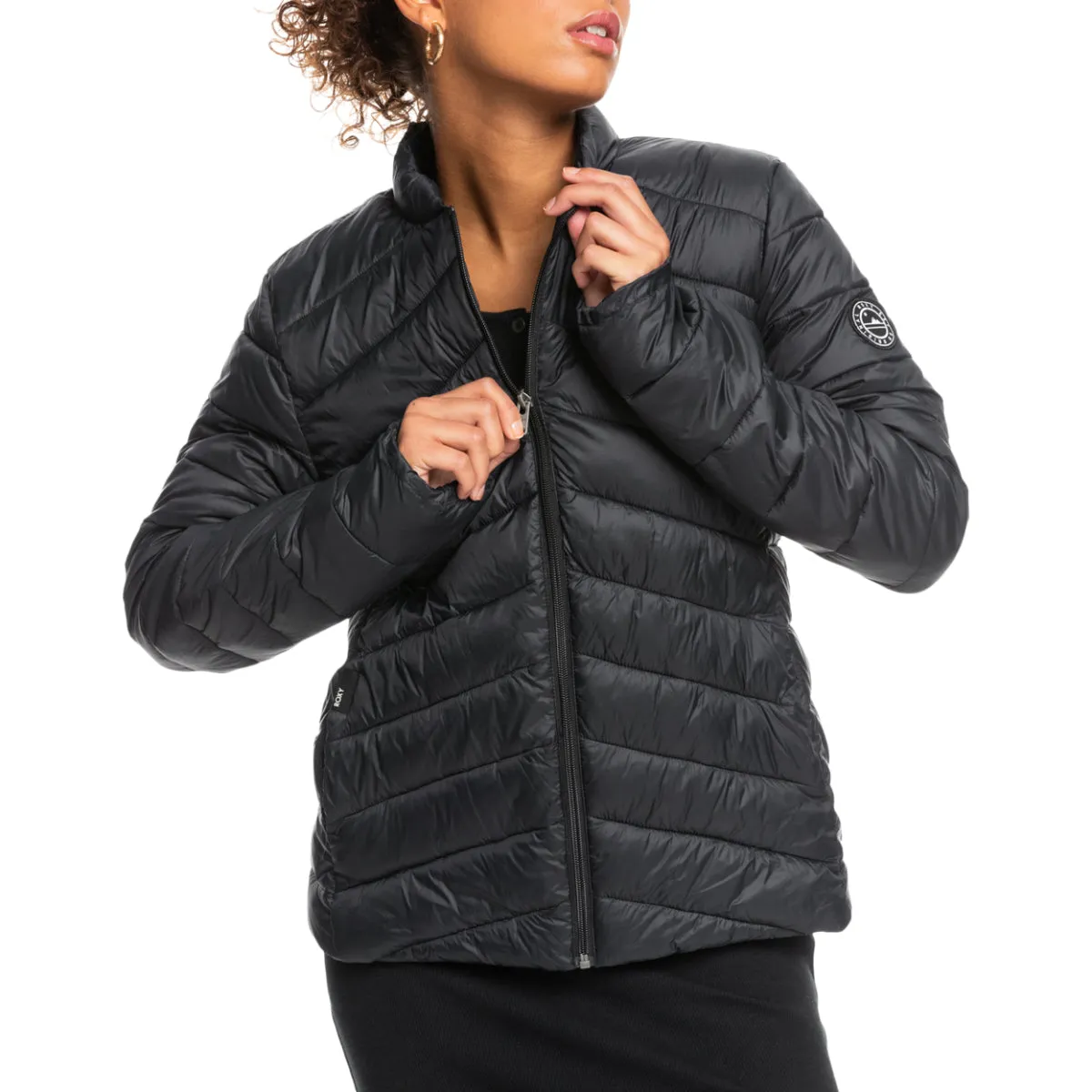 Roxy Women's Coast Road Puffy Zip-Up Jacket