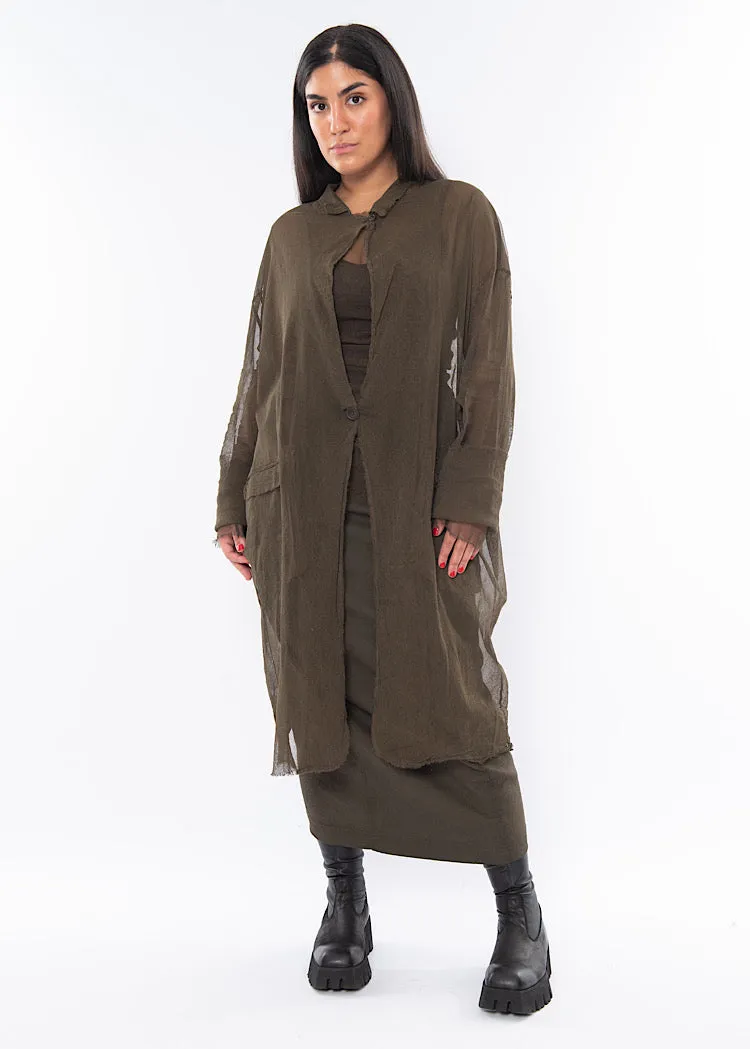 RUNDHOLZ DIP NETTED COAT