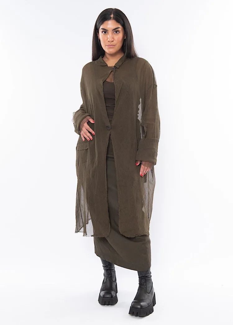 RUNDHOLZ DIP NETTED COAT