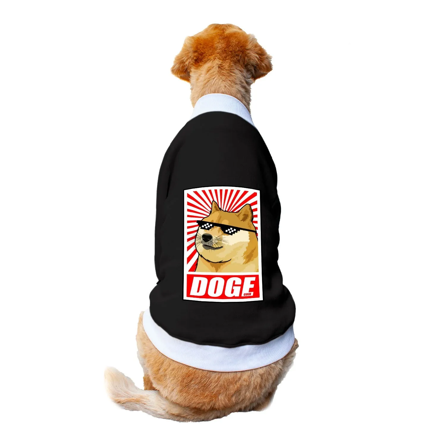 Ruse 'Basics' "Doge" Printed Crew Neck Full Sleeve Sweatshirt For Dogs