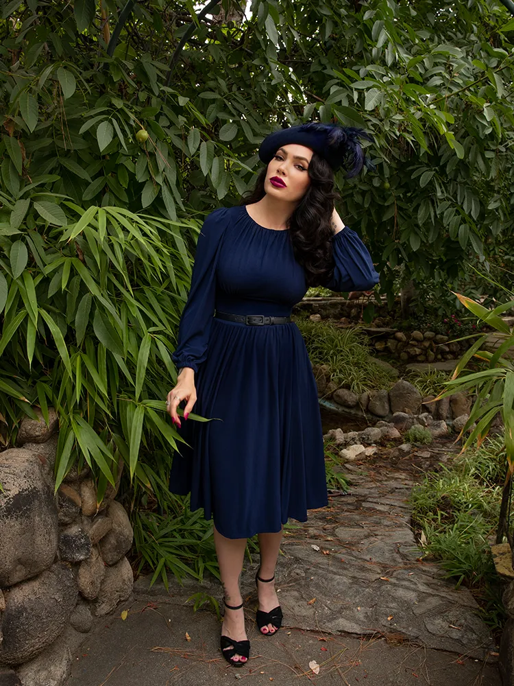 Salem Dress in Navy