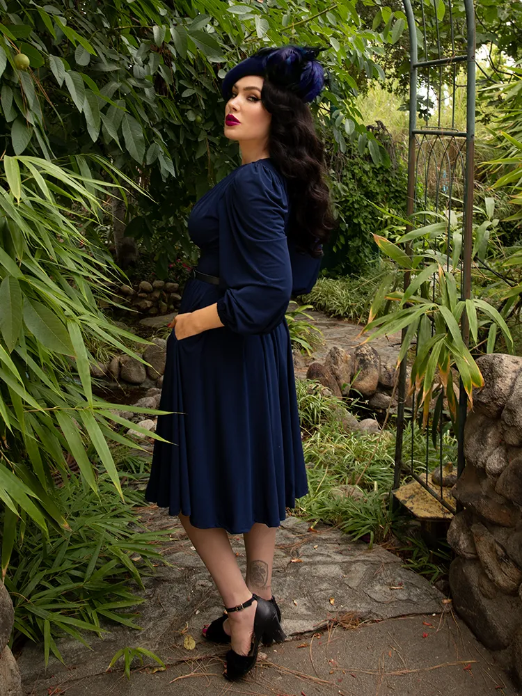 Salem Dress in Navy