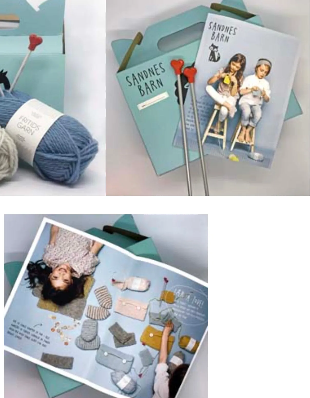 Sandnes Barn - Learn to Knit Kit