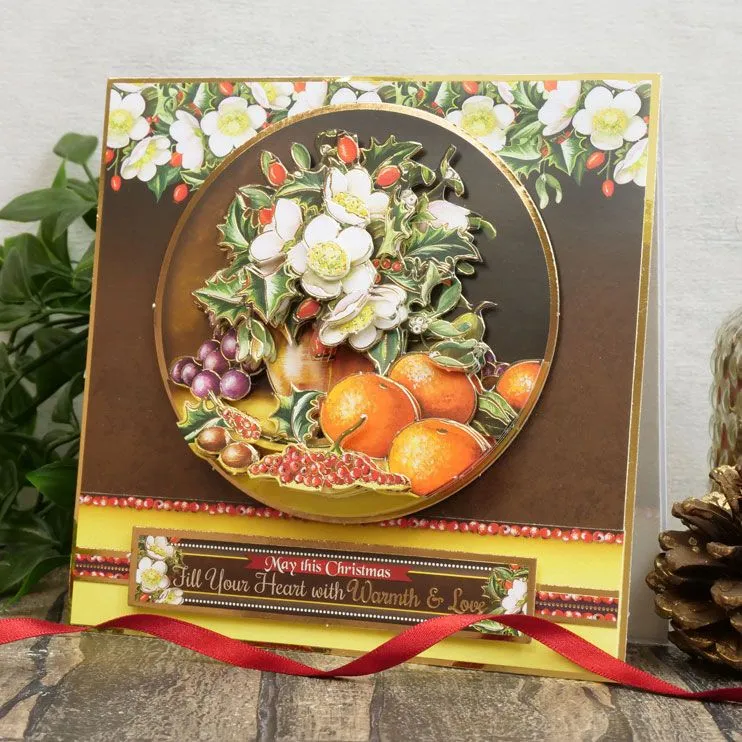 Season's Greetings Deco-Large Set - Christmas Rose