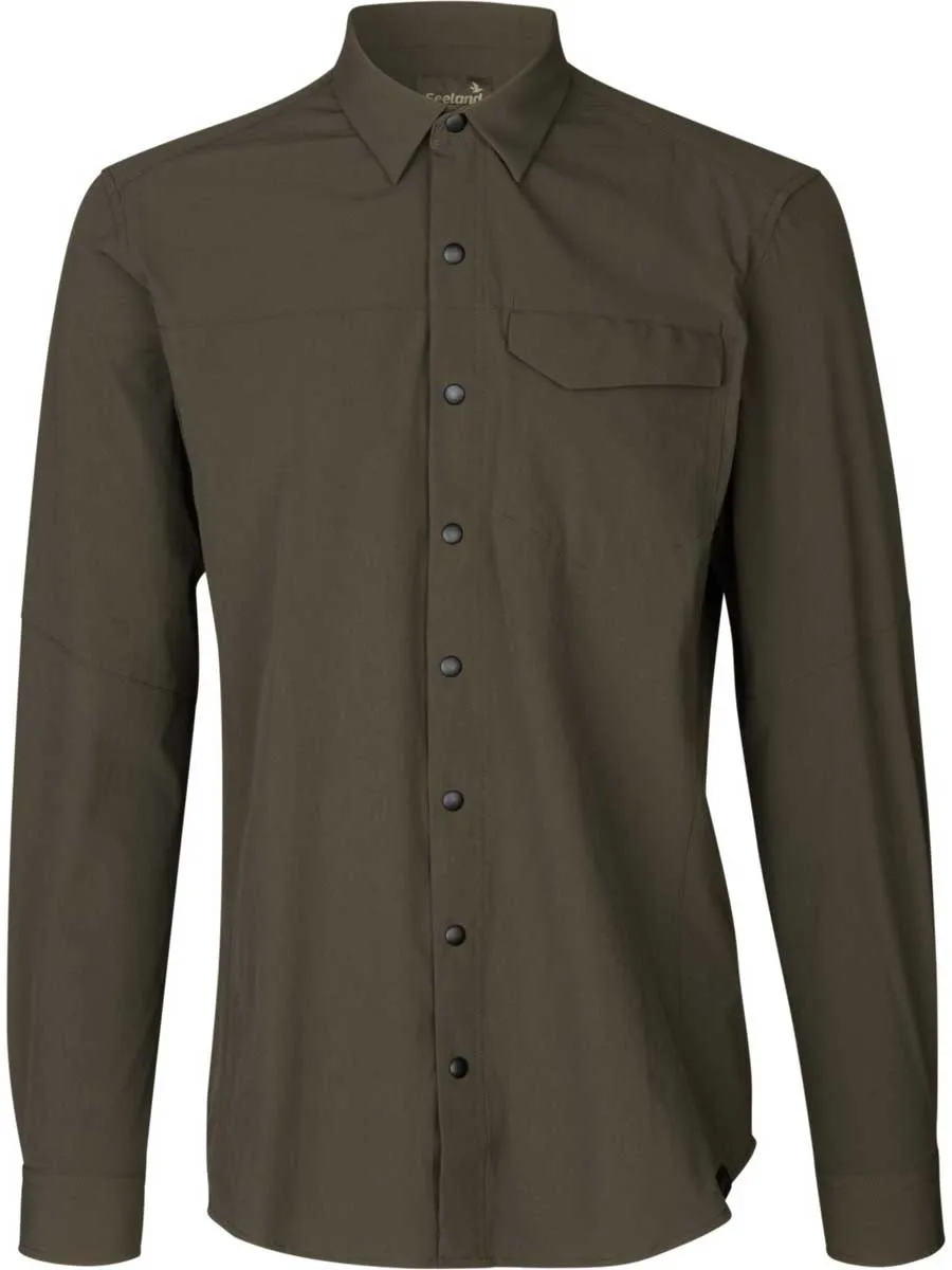 SEELAND Hawker Shirt - Mens - Pine Green