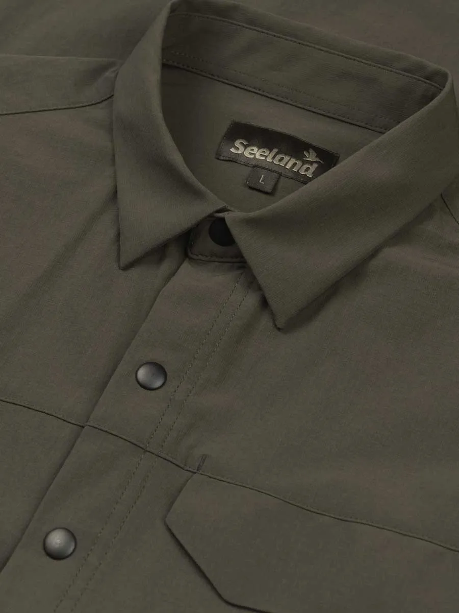 SEELAND Hawker Shirt - Mens - Pine Green