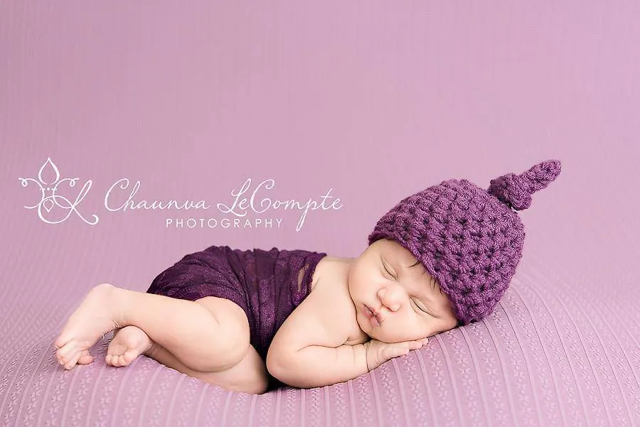 SET of 3 Newborn Baby Knot Hats - Your Choice of Colors