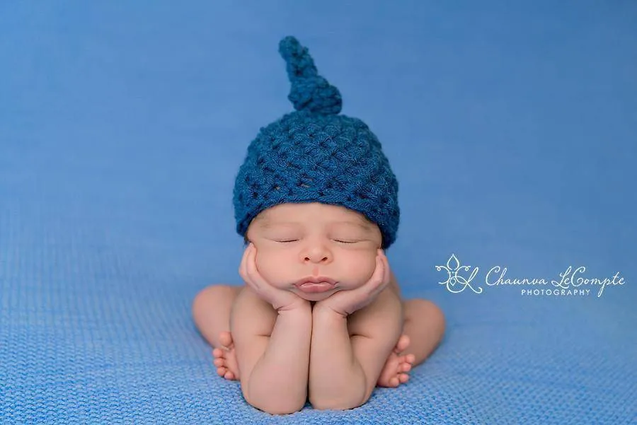 SET of 3 Newborn Baby Knot Hats - Your Choice of Colors