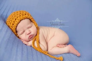 Simply Cotton Baby Bonnet in Spice