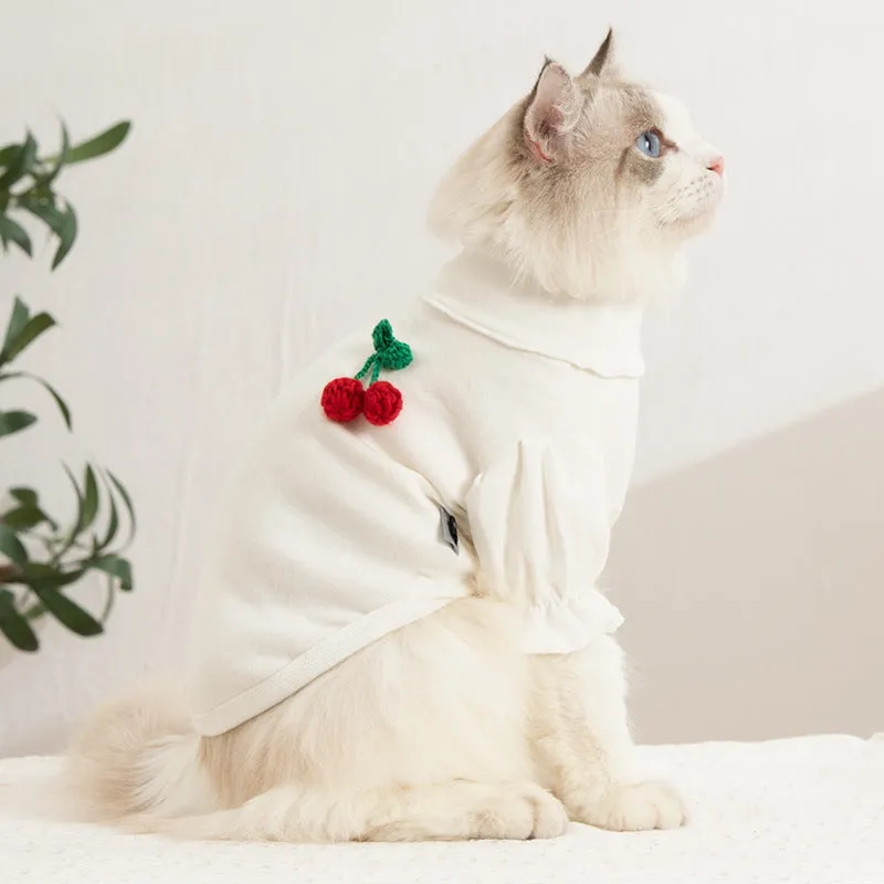 Spring and Autumn Cat Clothes Woolen Yarn Ball Pet Clothing