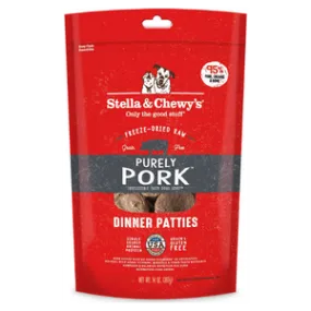 Stella & Chewy's Purely Pork Dinner Patties Freeze-Dried Dog Food