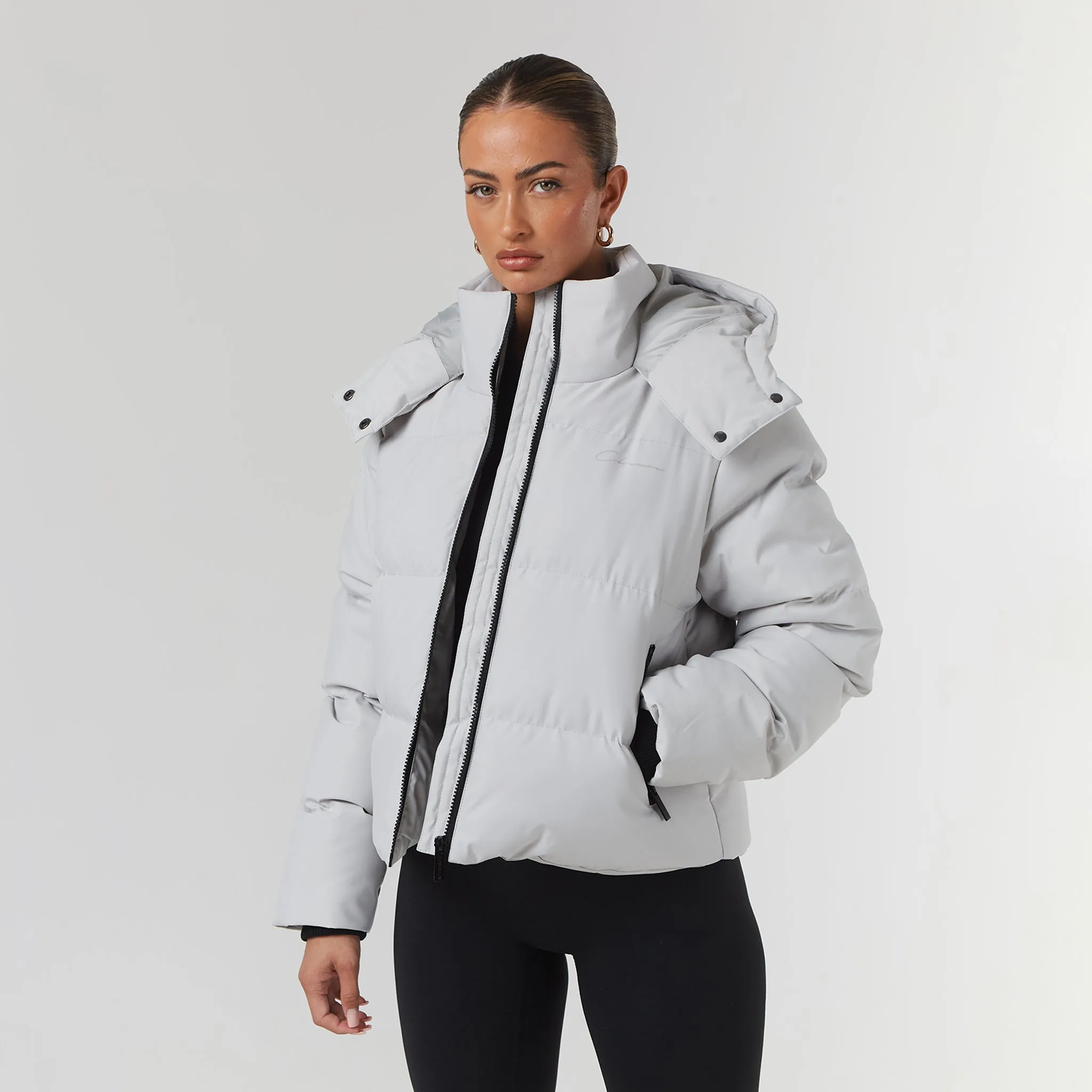 Storm Cuff Puffer | Dark Stone